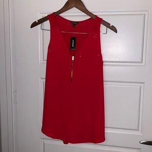 Express Red Tank Size Small New with tags